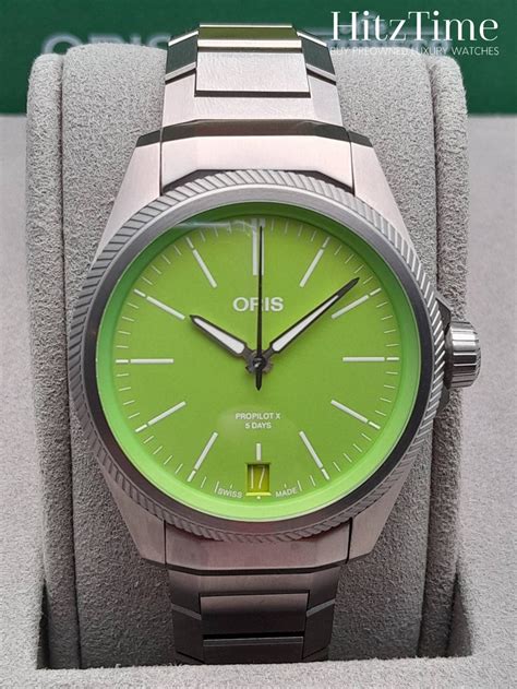 Oris Propilot X Green 01 